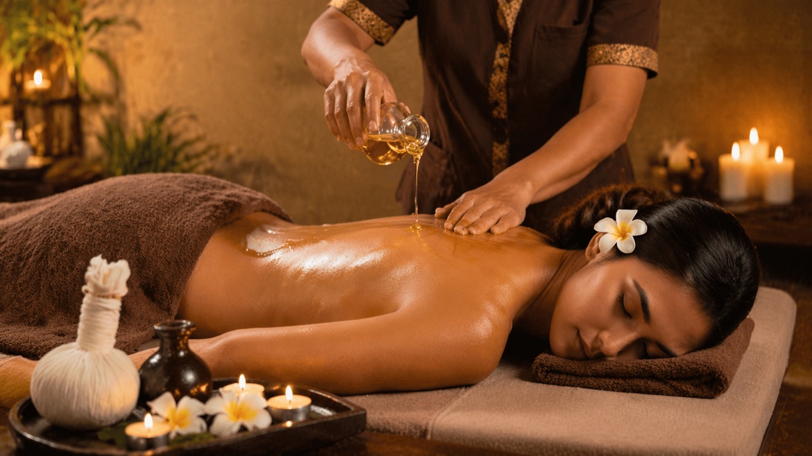 Medicated Hot Oil Massage